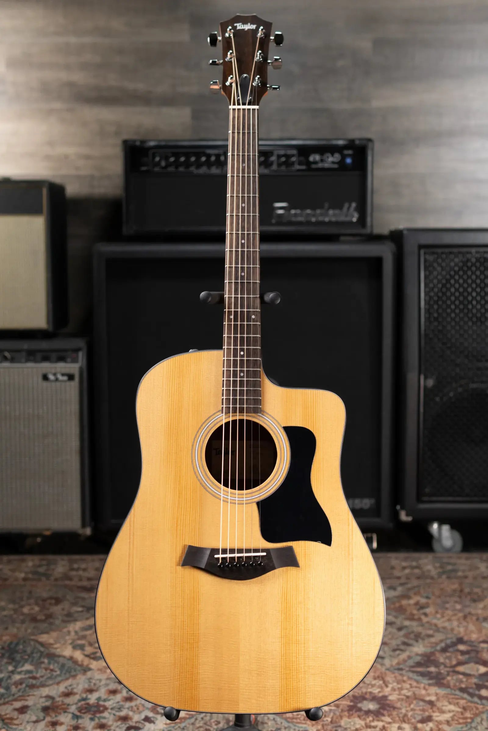 Taylor 110ce Dreadnought Acoustic/Electric Guitar - Solid Torrefield Spruce with Gig Bag