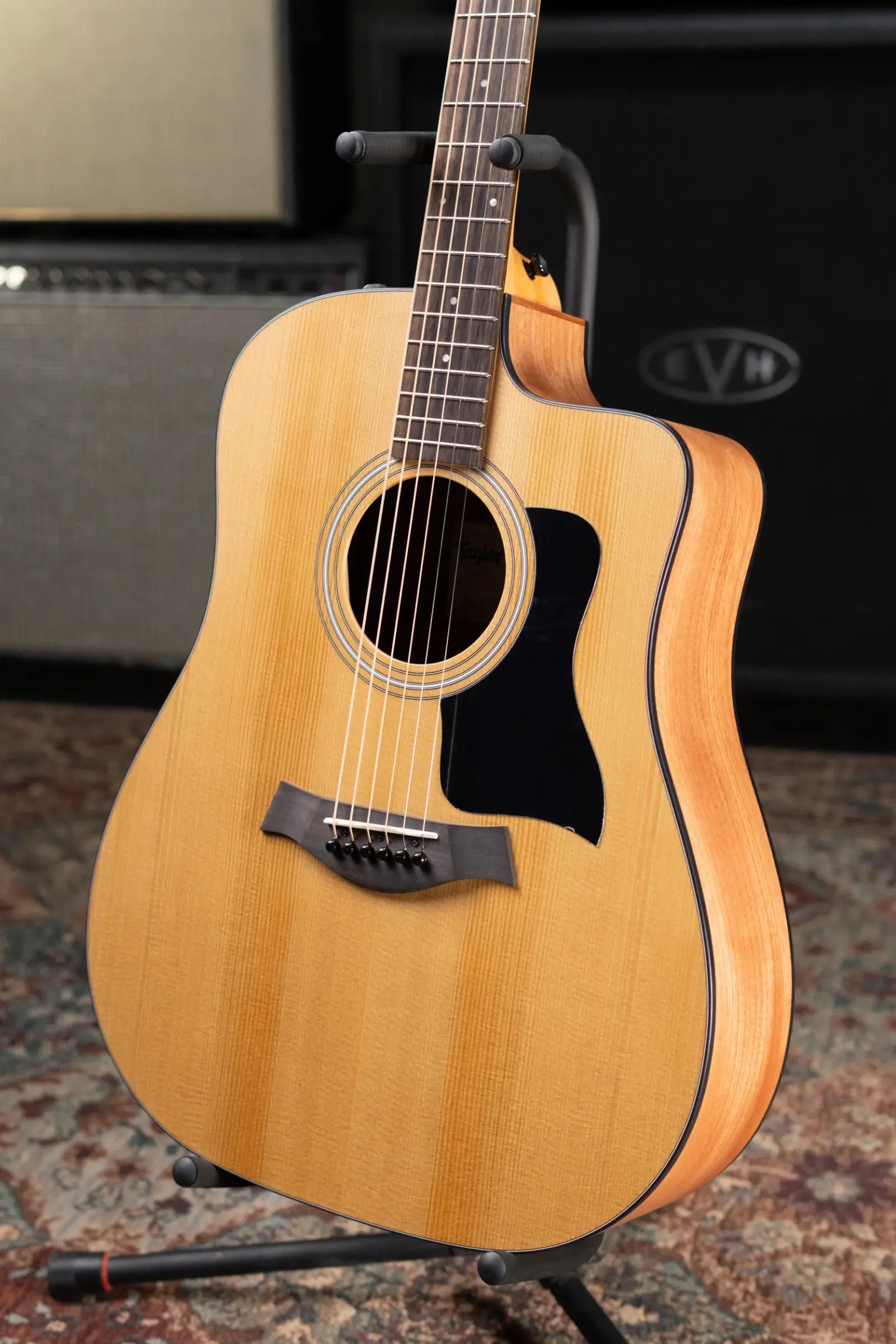 Taylor 110ce Dreadnought Acoustic/Electric Guitar - Solid Torrefield Spruce with Gig Bag