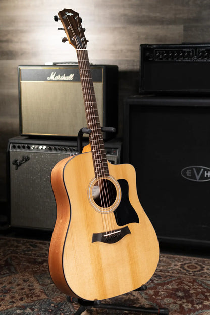 Taylor 110ce Dreadnought Acoustic/Electric Guitar - Solid Torrefield Spruce with Gig Bag
