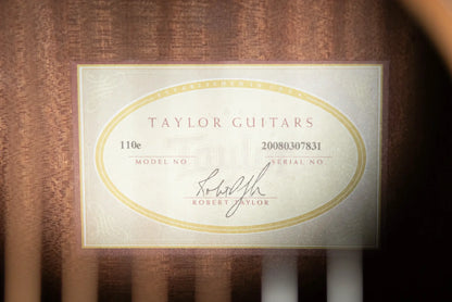 Taylor 110e Dreadnought Acoustic/Electric Guitar with Gig Bag - Used