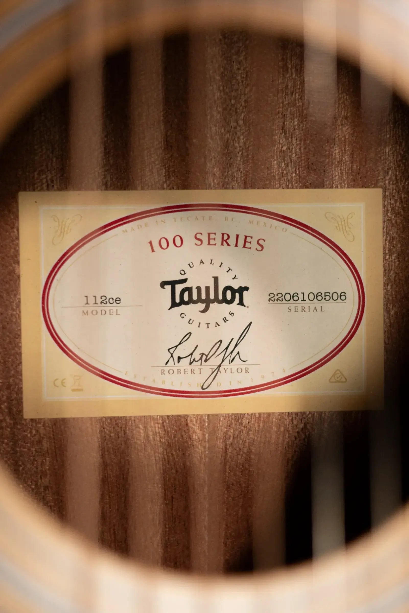 Taylor 112ce Grand Concert Acoustic/Electric Guitar with Gig Bag