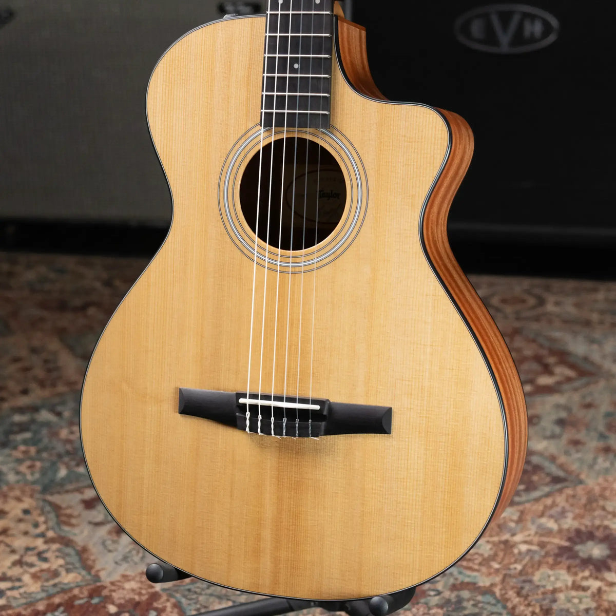 Taylor 112ce-N Nylon Grand Concert Acoustic/Electric Guitar with Gig Bag