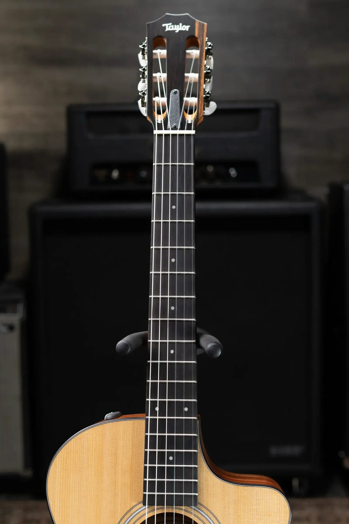 Taylor 112ce-N Nylon Grand Concert Acoustic/Electric Guitar with Gig Bag