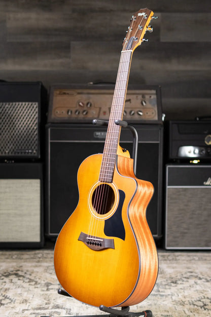 Taylor 112ce Special Edition Grand Concert Acoustic/Electric Guitar - Honeyburst with Gig Bag