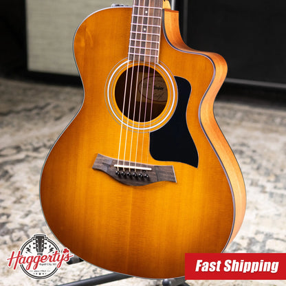 Taylor 112ce Special Edition Grand Concert Acoustic/Electric Guitar - Honeyburst with Gig Bag