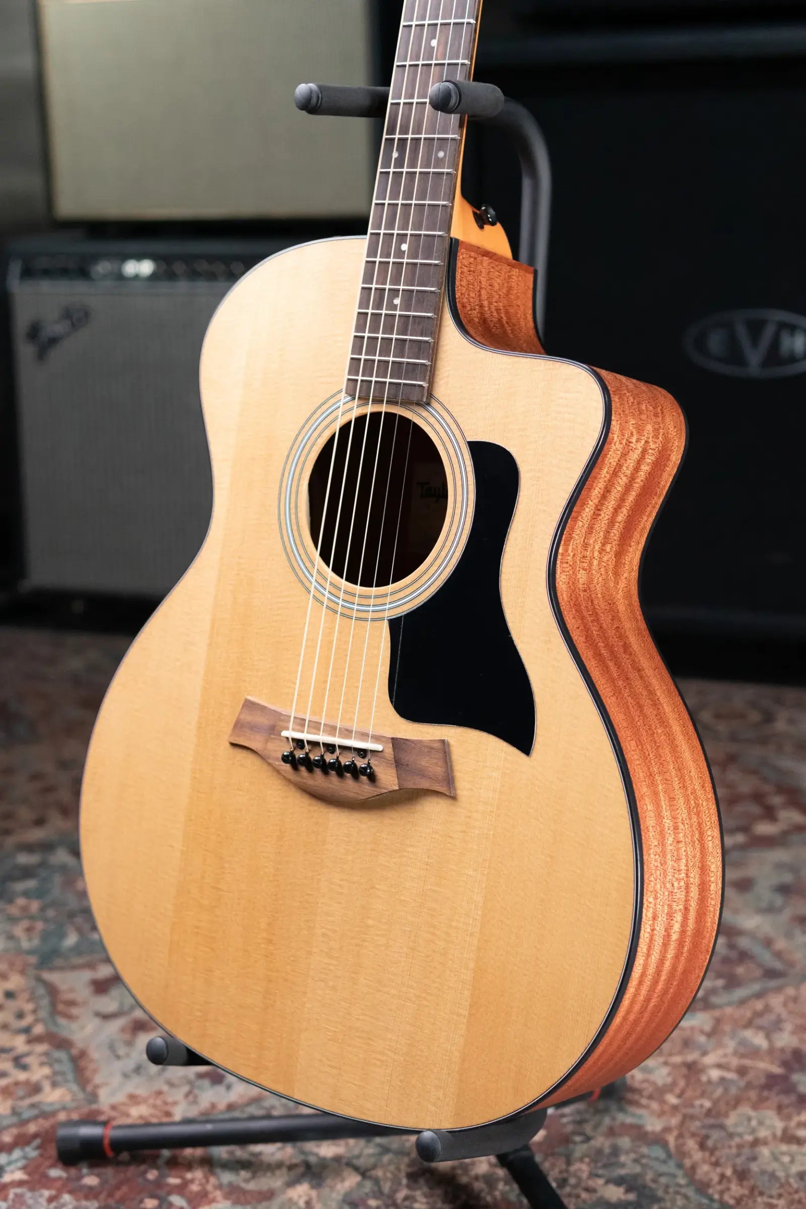 Taylor 114ce Grand Auditorium Acoustic/Electric Guitar - Sapele with Gig Bag