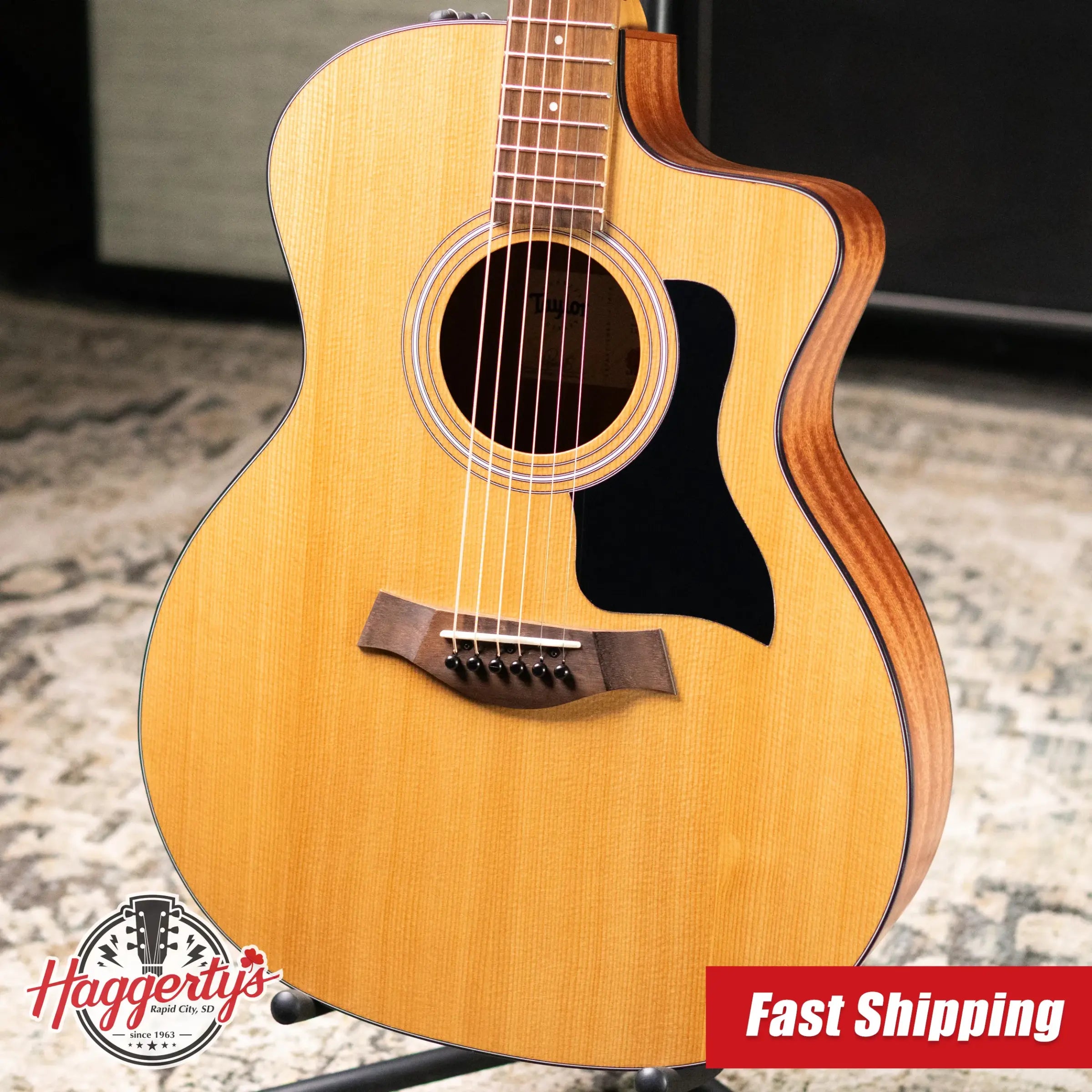 Taylor 114ce Grand Auditorium Acoustic/Electric Guitar - Sapele with Gig Bag
