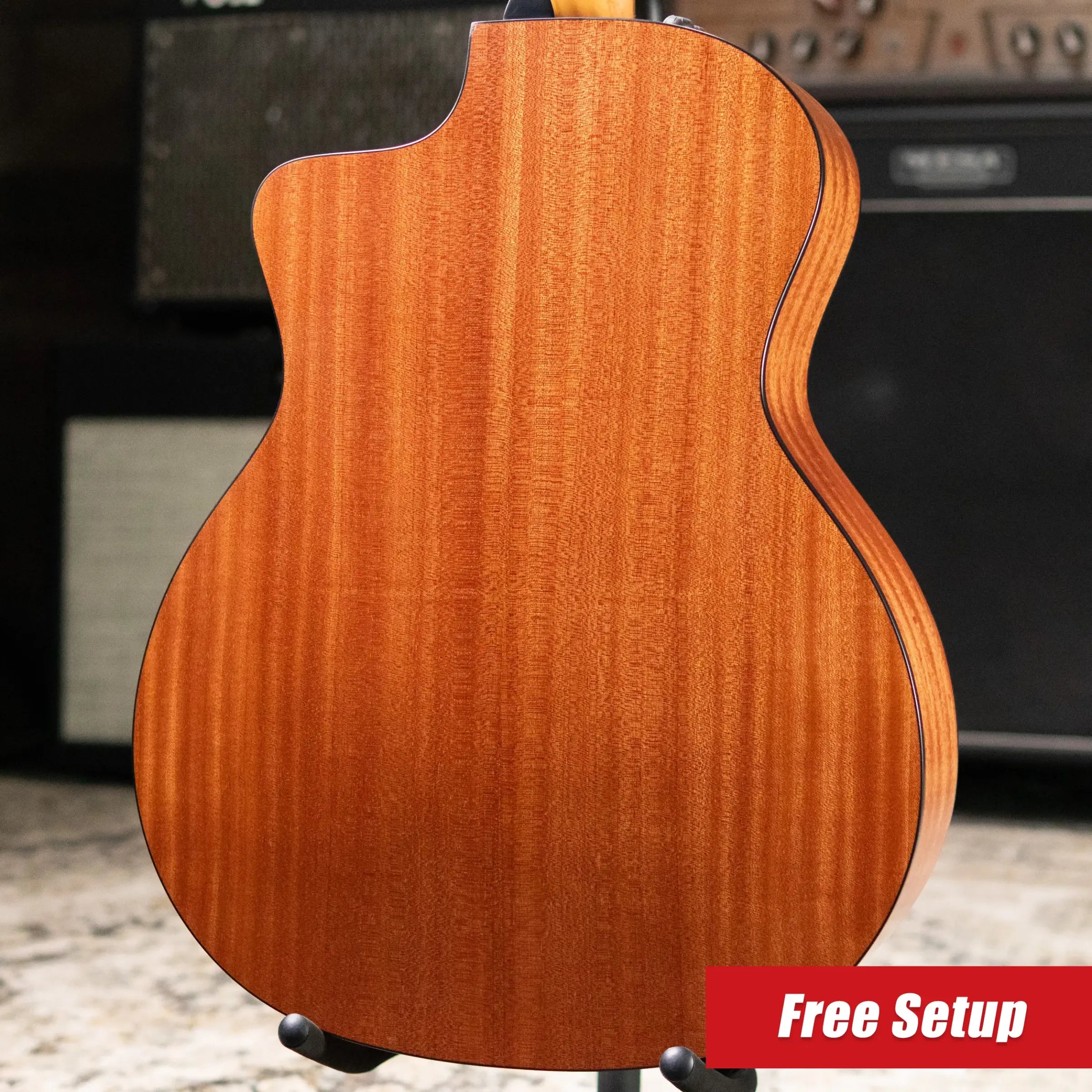 Taylor 114ce Grand Auditorium Acoustic/Electric Guitar - Sapele with Gig Bag