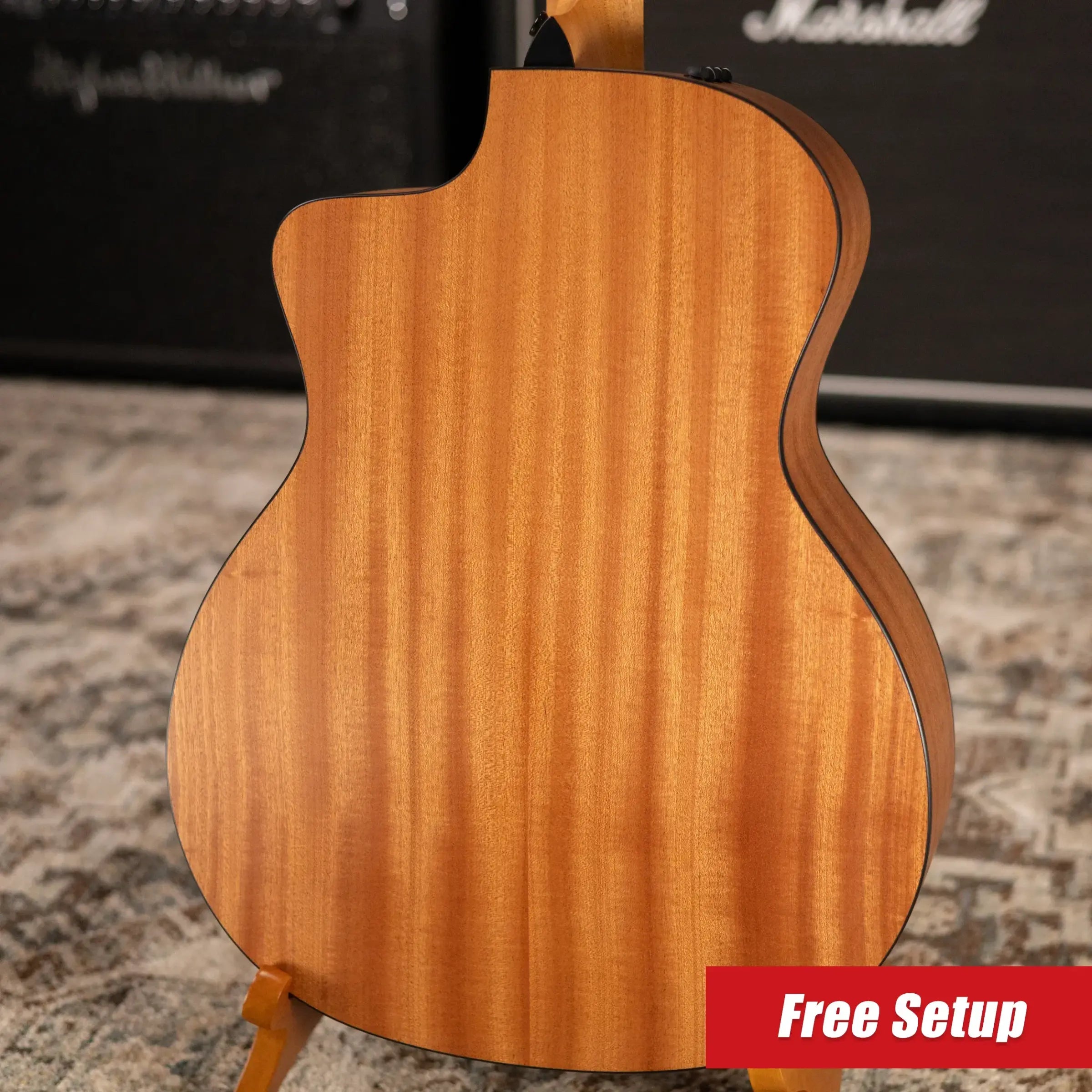 Taylor 114ce Special Edition Grand Auditorium Acoustic/Electric Guitar - Dark Tobacco Shaded Edgeburst with Gig Bag