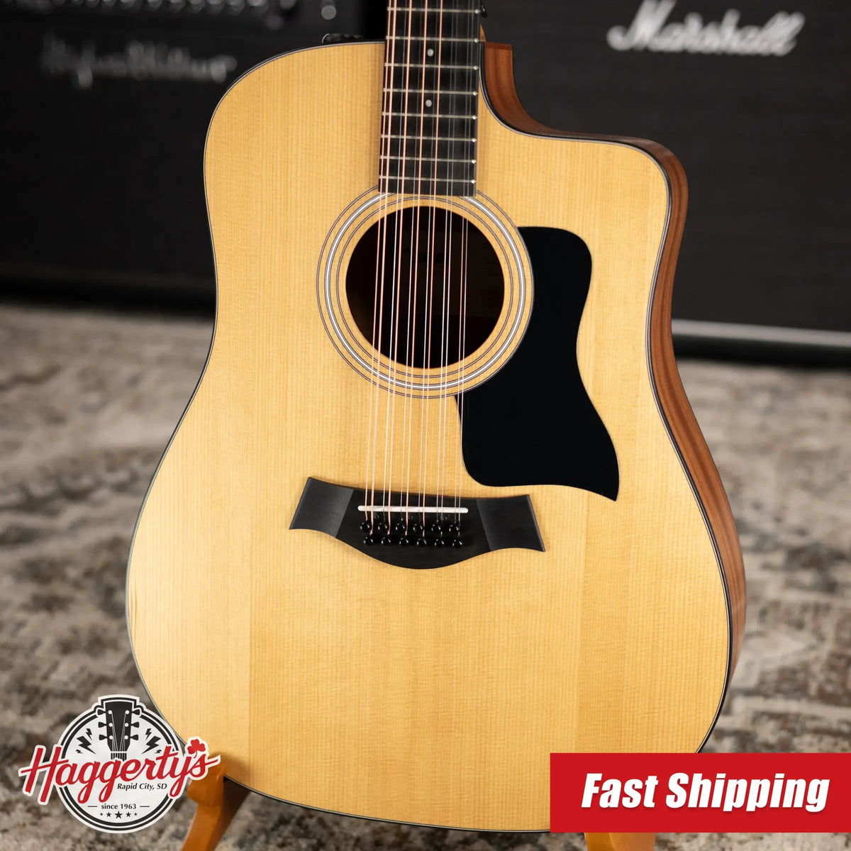 Taylor 150ce 12-String Dreadnought Acoustic/Electric Guitar with Gig Bag - Factory Used