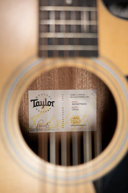 Taylor 150ce 12-String Dreadnought Acoustic/Electric Guitar with Gig Bag - Factory Used