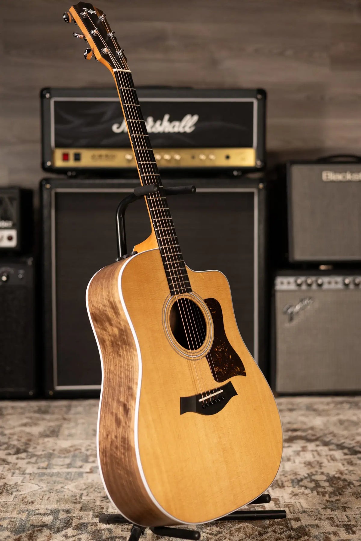 Taylor 210ce Dreadnought Acoustic/Electric Guitar with Gig Bag - Factory Demo