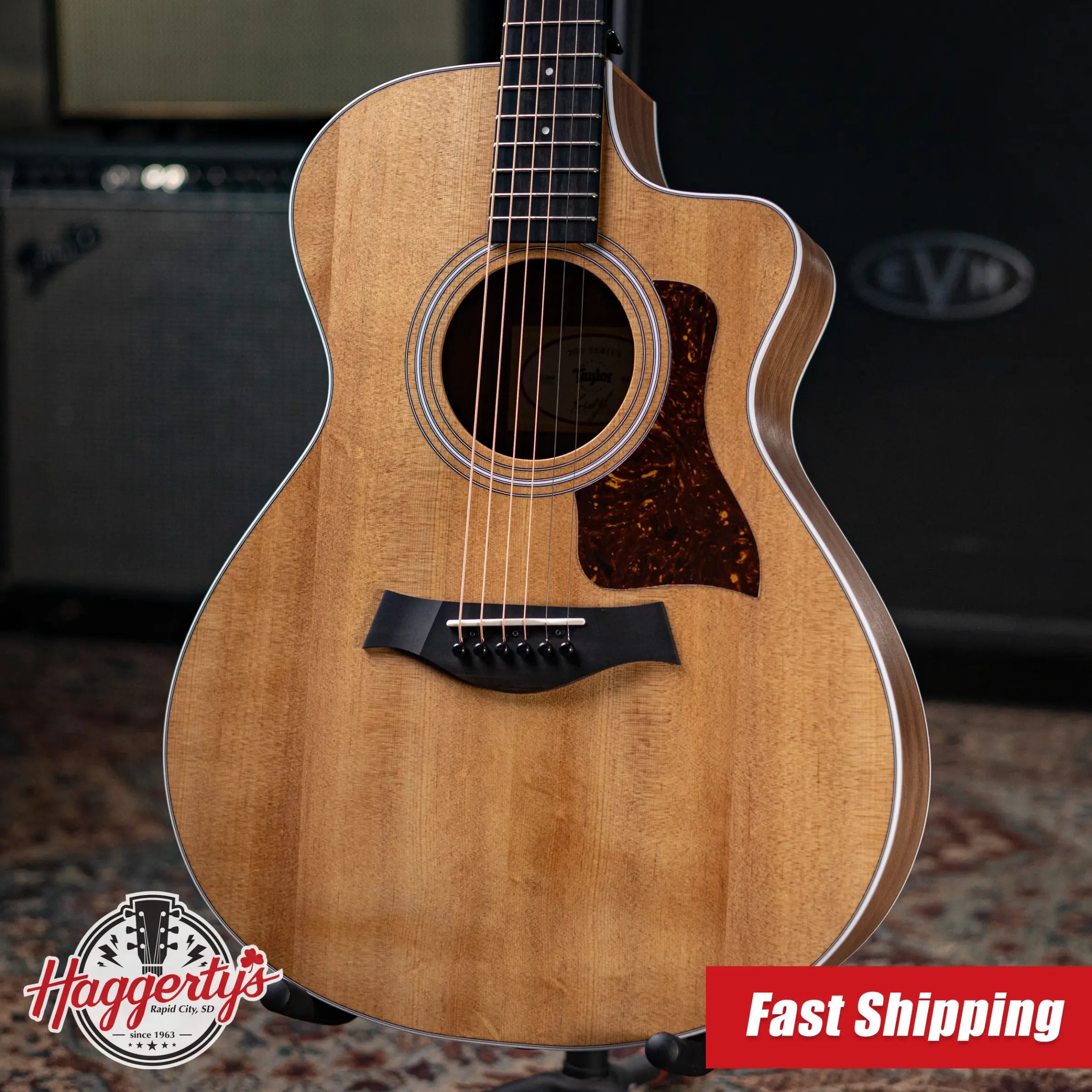 Taylor 212ce Grand Concert Acoustic/Electric Guitar with Gig Bag