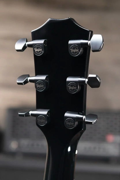 Taylor 214ce-BLK Plus Left-Handed Grand Auditorium Acoustic/Electric Guitar - Black with Aerocase
