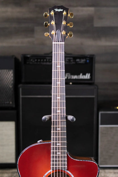 Taylor 214ce DLX Sunset Blvd Grand Auditorium Acoustic/Electric Guitar - Sepia Burst with Hardshell Case - Prototype