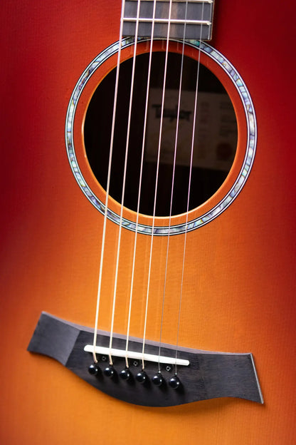 Taylor 214ce DLX Sunset Blvd Grand Auditorium Acoustic/Electric Guitar - Sepia Burst with Hardshell Case - Prototype