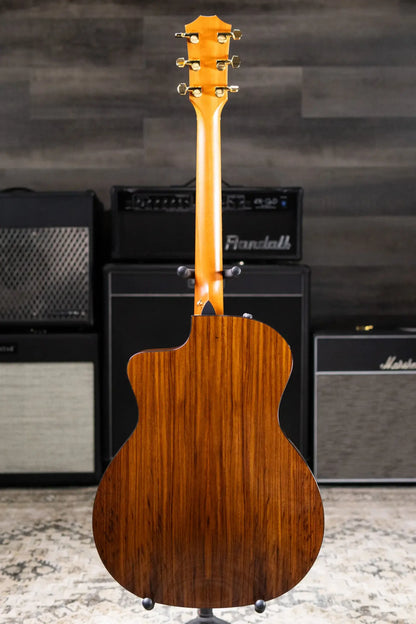 Taylor 214ce DLX Sunset Blvd Grand Auditorium Acoustic/Electric Guitar - Sepia Burst with Hardshell Case - Prototype