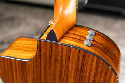 Taylor 214ce DLX Sunset Blvd Grand Auditorium Acoustic/Electric Guitar - Sepia Burst with Hardshell Case - Prototype