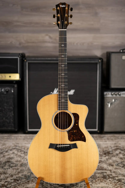 Taylor 214ce-K DLX Grand Auditorium Acoustic/Electric Guitar with Gig Bag - Used
