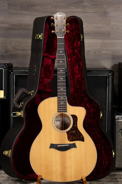 Taylor 214ce-K DLX Grand Auditorium Acoustic/Electric Guitar with Gig Bag - Used