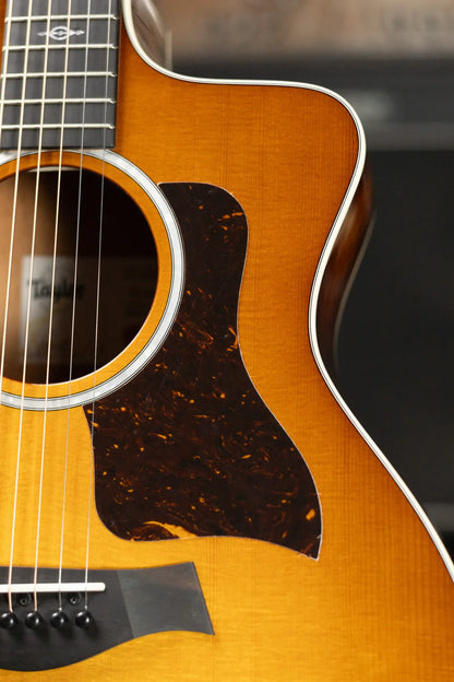 Taylor 214ce-K DLX Special Edition Grand Auditorium Acoustic/Electric Guitar - Honeyburst with Hardshell Case
