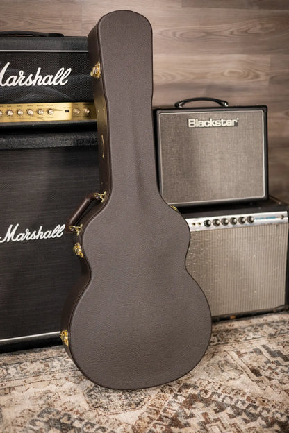 Taylor 214ce-K DLX Special Edition Grand Auditorium Acoustic/Electric Guitar - Honeyburst with Hardshell Case - Demo