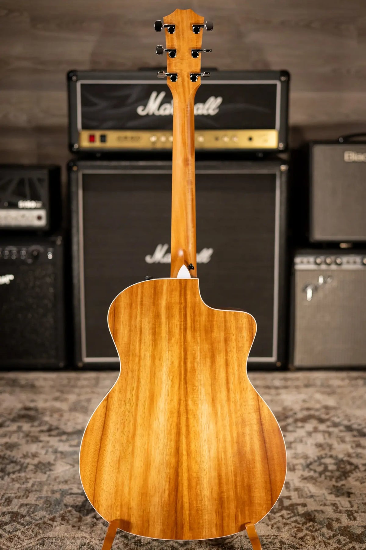 Taylor 214ce-K Left-Handed Grand Auditorium Acoustic/Electric Guitar - Natural with Gig Bag - Demo