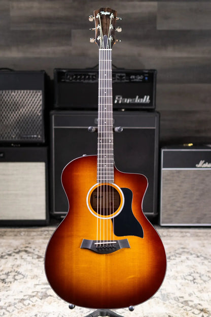 Taylor 214ce-K SB Plus Grand Auditorium Acoustic/Electric Guitar - Sunburst with Aerocase