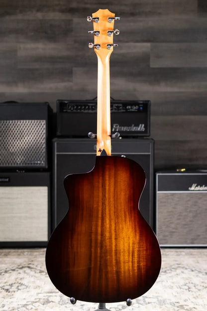 Taylor 214ce-K SB Plus Grand Auditorium Acoustic/Electric Guitar - Sunburst with Aerocase