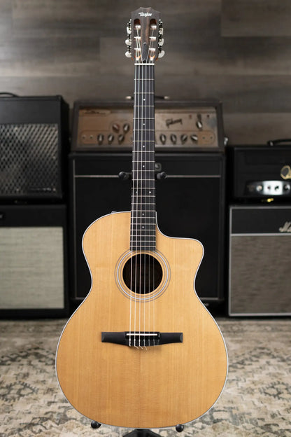 Taylor 214ce-N Nylon Grand Auditorium Acoustic/Electric Guitar with Gig Bag