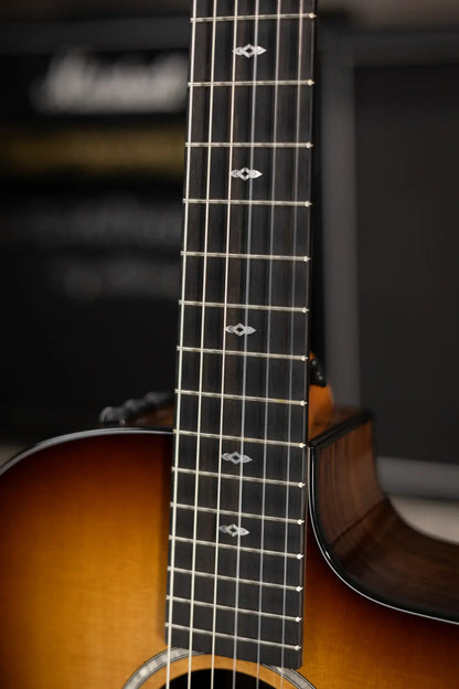 Taylor 214ce-N Plus Sunset Blvd Nylon Grand Auditorium Acoustic/Electric Guitar - Shaded Edge Burst with Aerocase