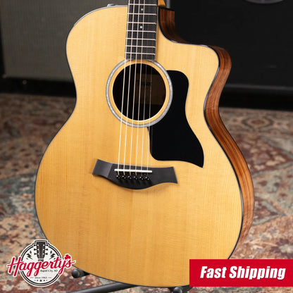 Taylor 214ce Plus Grand Auditorium Acoustic/Electric Guitar with Aerocase