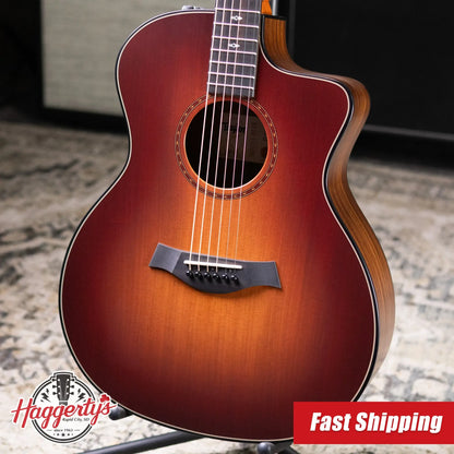 Taylor 214ce Sunset Blvd Grand Auditorium Acoustic/Electric Guitar - Sepia Burst with Gig Bag - Prototype