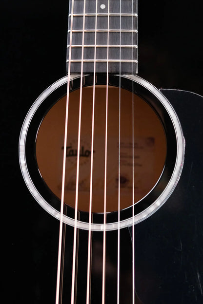 Taylor 217e-BLK Plus Grand Pacific Acoustic/Electric Guitar - Black with Aerocase - Factory Used