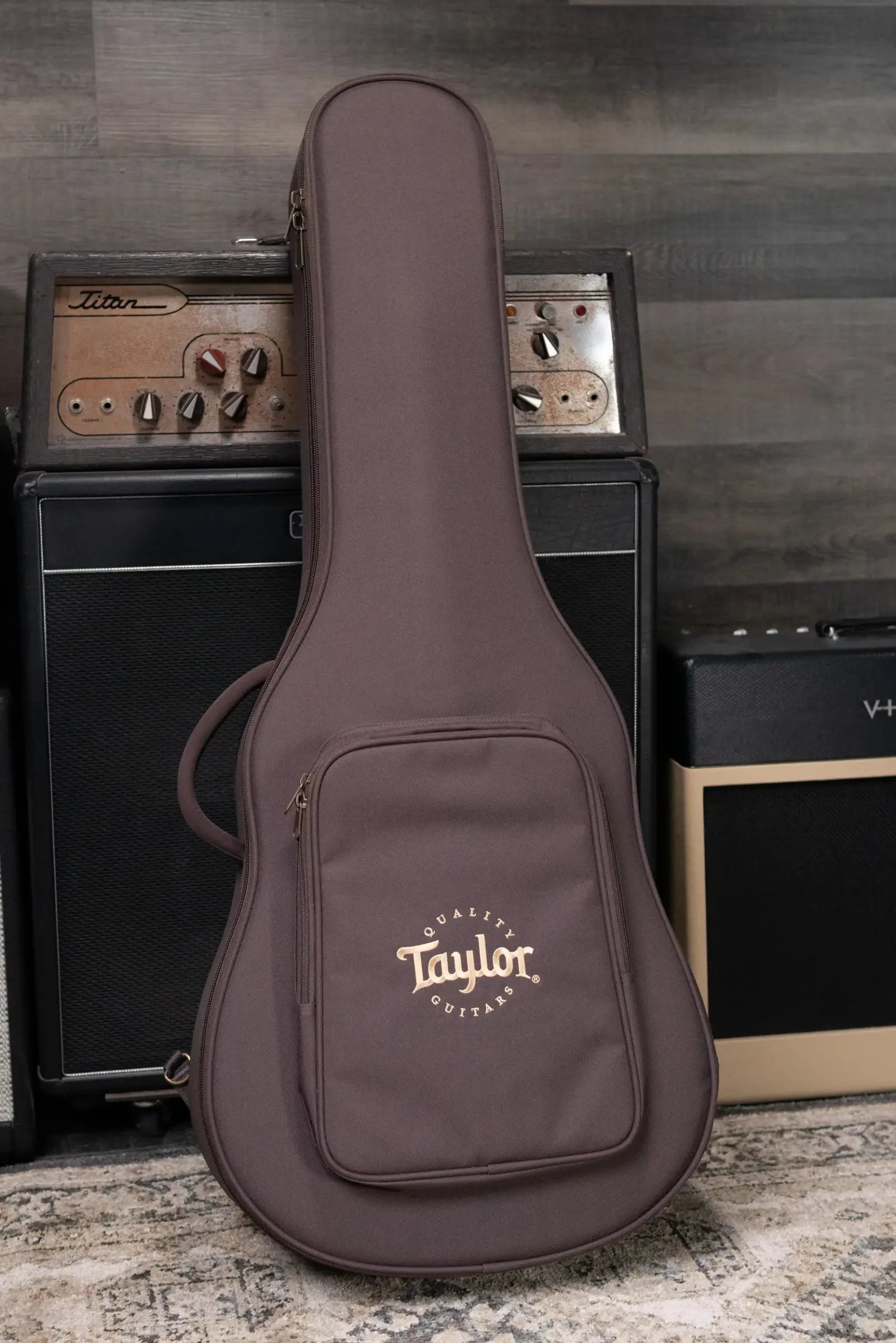 Taylor 217e-BLK Plus Grand Pacific Acoustic/Electric Guitar - Black with Aerocase - Factory Used
