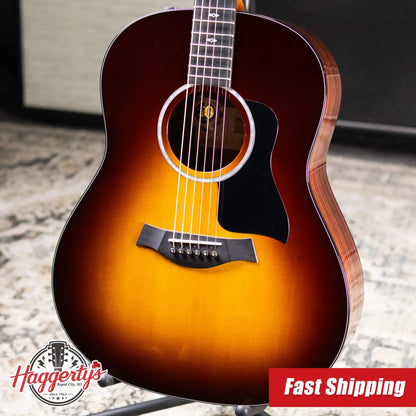 Taylor 217e-SB Plus LTD Grand Pacific Acoustic/Electric Guitar - Sunburst with Aerocase - Floor Model Demo