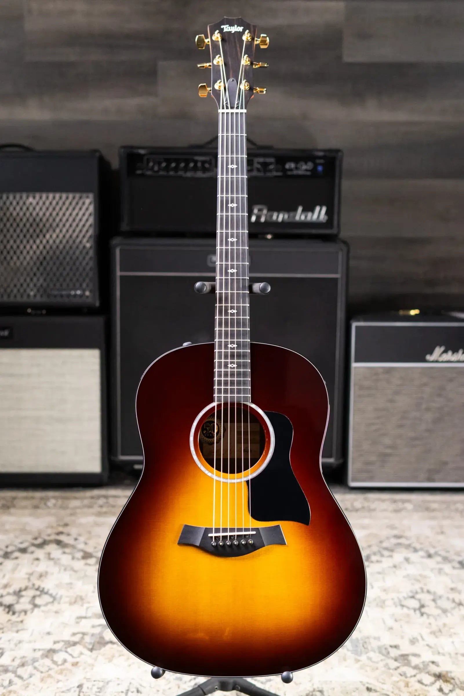 Taylor 217e-SB Plus LTD Grand Pacific Acoustic/Electric Guitar - Sunburst with Aerocase - Floor Model Demo