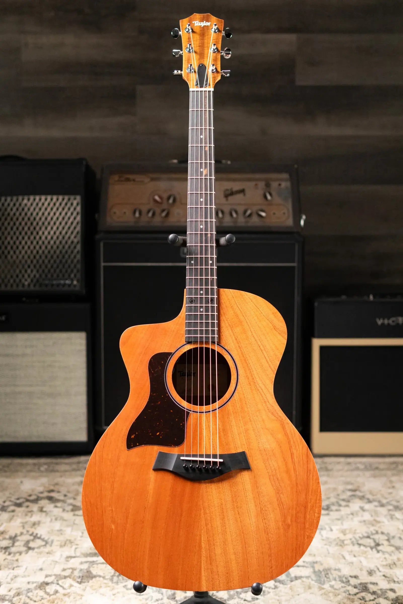 Taylor 24ce Left-Handed Grand Auditorium Acoustic/Electric Guitar with Gig Bag