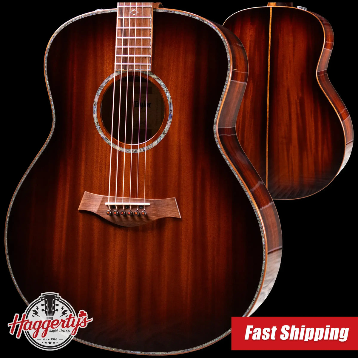 Taylor ‘25 Catch Custom C28e #24 Grand Orchestra Mahogany Acoustic/Electric Guitar with Hardshell Case