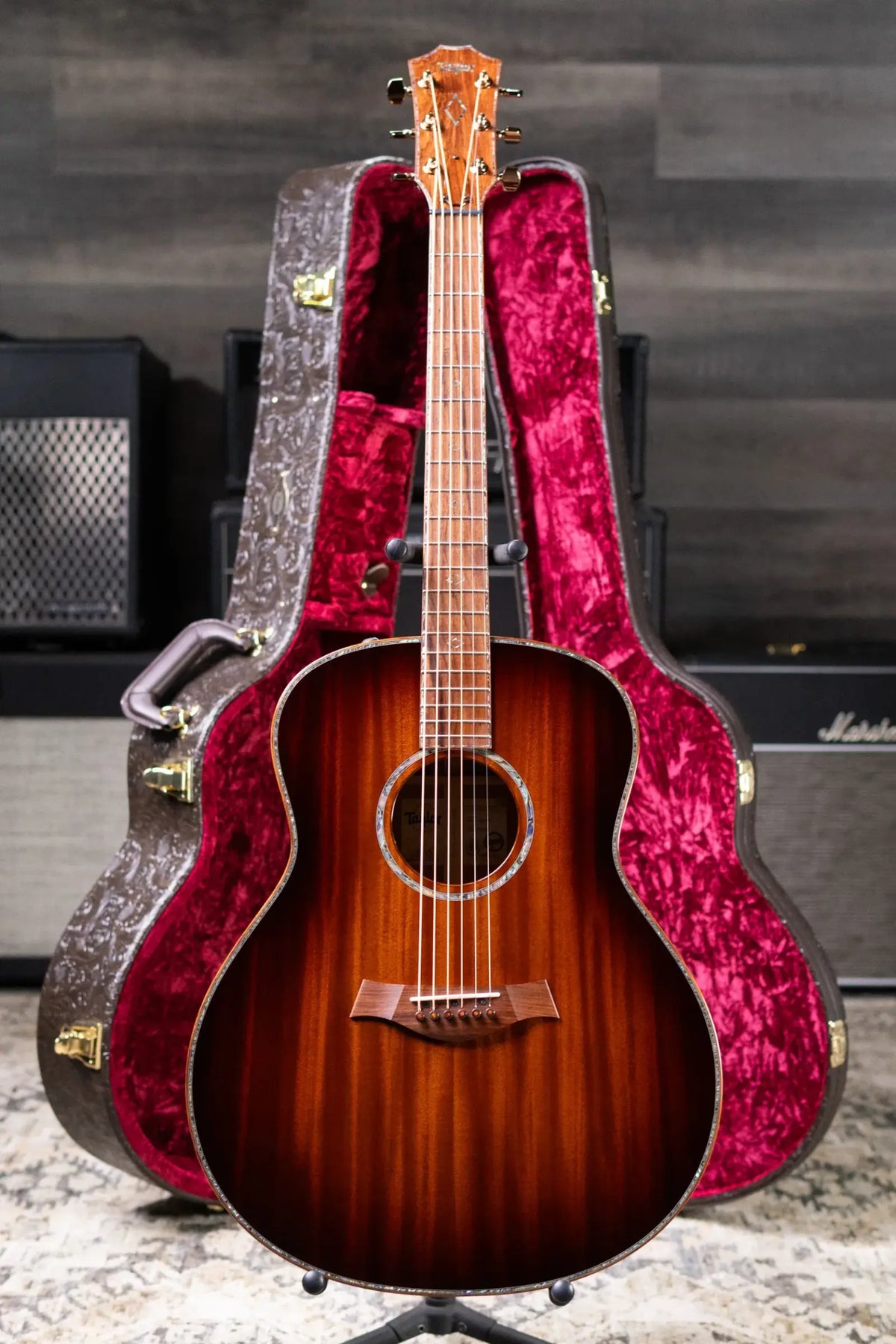 Taylor ‘25 Catch Custom C28e #24 Grand Orchestra Mahogany Acoustic/Electric Guitar with Hardshell Case