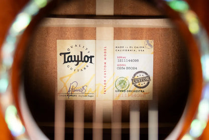 Taylor ‘25 Catch Custom C28e #24 Grand Orchestra Mahogany Acoustic/Electric Guitar with Hardshell Case