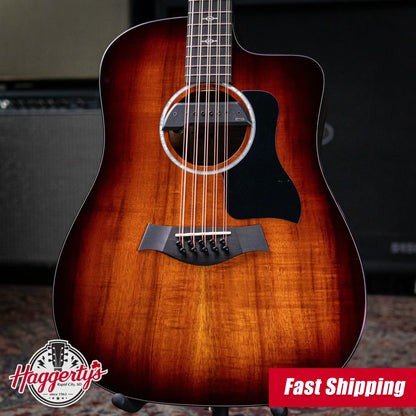 Taylor 260ce-K DLX Bajo Quinto Acoustic/Electric Guitar with Hardshell Case - Demo