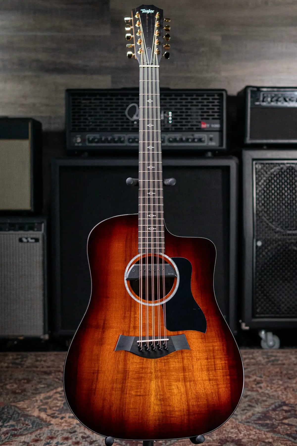 Taylor 260ce-K DLX Bajo Quinto Acoustic/Electric Guitar with Hardshell Case - Demo