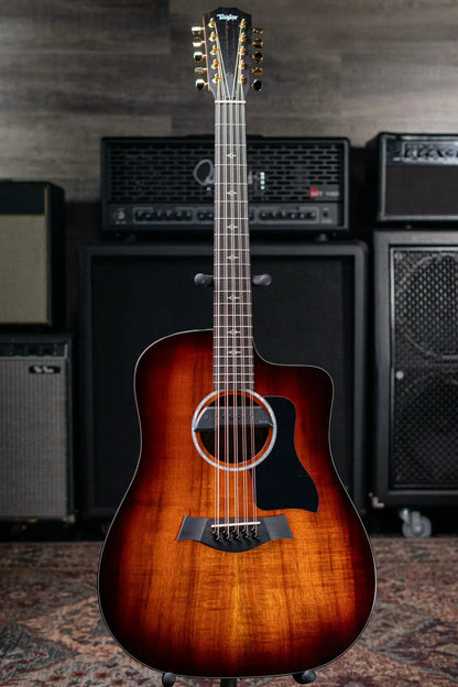 Taylor 260ce-K DLX Bajo Quinto Acoustic/Electric Guitar with Hardshell Case - Demo
