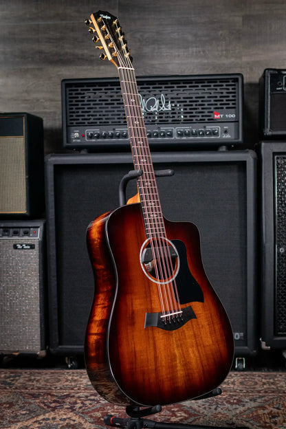 Taylor 260ce-K DLX Bajo Quinto Acoustic/Electric Guitar with Hardshell Case - Demo