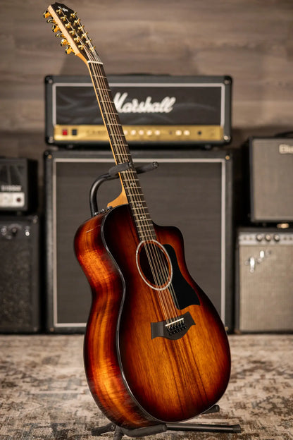Taylor 264ce-K DLX 12-String Grand Auditorium Acoustic/Electric Guitar with Hardshell Case