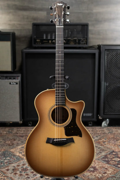 Taylor 314ce Studio Grand Auditorium Acoustic/Electric Guitar - Shaded Edge Burst with Gig Bag - Used