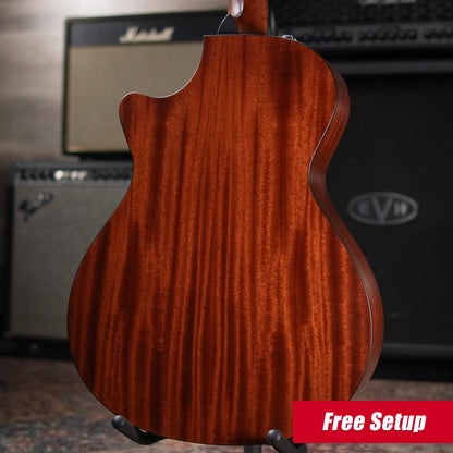 Taylor 322ce Grand Concert Acoustic/Electric Guitar - Shaded Edge Burst with Hardshell Case