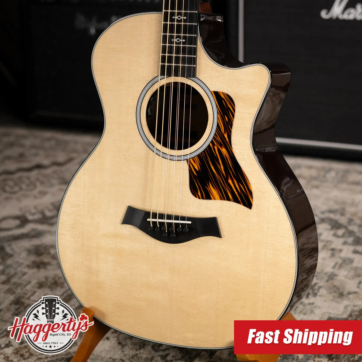 Taylor 414ce Baritone-8 Special Edition Grand Auditorium Acoustic/Electric Guitar with Hardshell Case