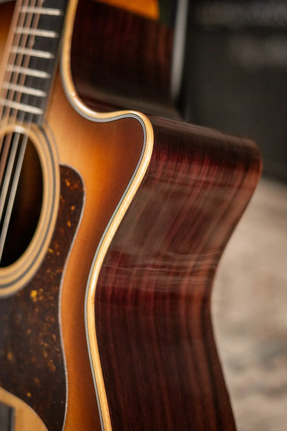 Taylor 414ce Studio Grand Auditorium Acoustic/Electric Guitar - Shaded Edge Burst with Gig Bag